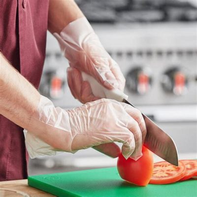 can you use vinyl gloves for food prep while ensuring food safety and hygiene?