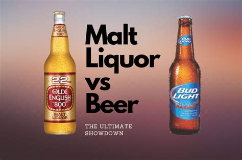 what is malt liquor vs beer: Delving into the Nuances of Fermented Grain Beverages